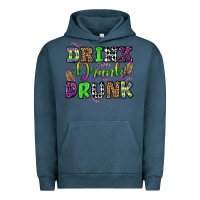 Pigment Midnight Navy drink drank drunk mardi gras olivia Urban Hoodie - OliviaCreatesArt