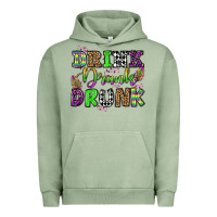 Pigment Oil Green drink drank drunk mardi gras olivia Urban Hoodie - OliviaCreatesArt