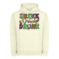 Pigment Pistachio drink drank drunk mardi gras olivia Urban Hoodie - OliviaCreatesArt