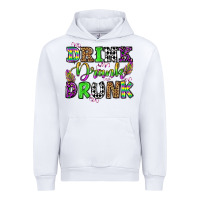 White drink drank drunk mardi gras olivia Urban Hoodie - OliviaCreatesArt