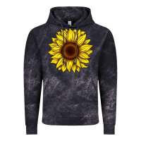 Cloud Black sunflower Vintage Hoodie - Artiststas