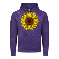 Cloud Purple sunflower Vintage Hoodie - Artiststas