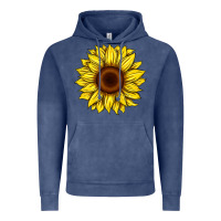 Vintage Denim sunflower Vintage Hoodie - Artiststas