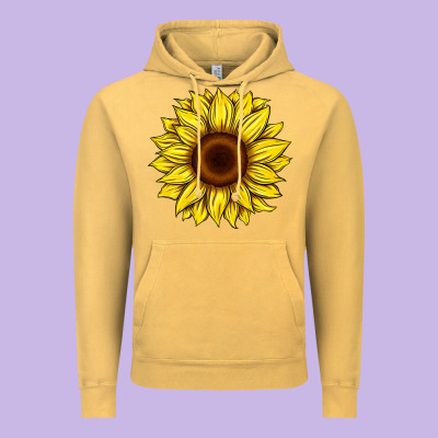 Sunflower Vintage Hoodie Designed By Artiststas