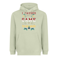Matcha I Paused My Game To Be Here Heavyweight Hoodie - Bettercallsaul