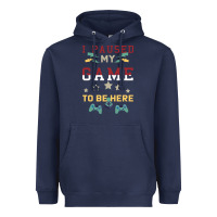 Navy I Paused My Game To Be Here Heavyweight Hoodie - Bettercallsaul