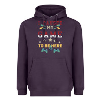 Plum I Paused My Game To Be Here Heavyweight Hoodie - Bettercallsaul