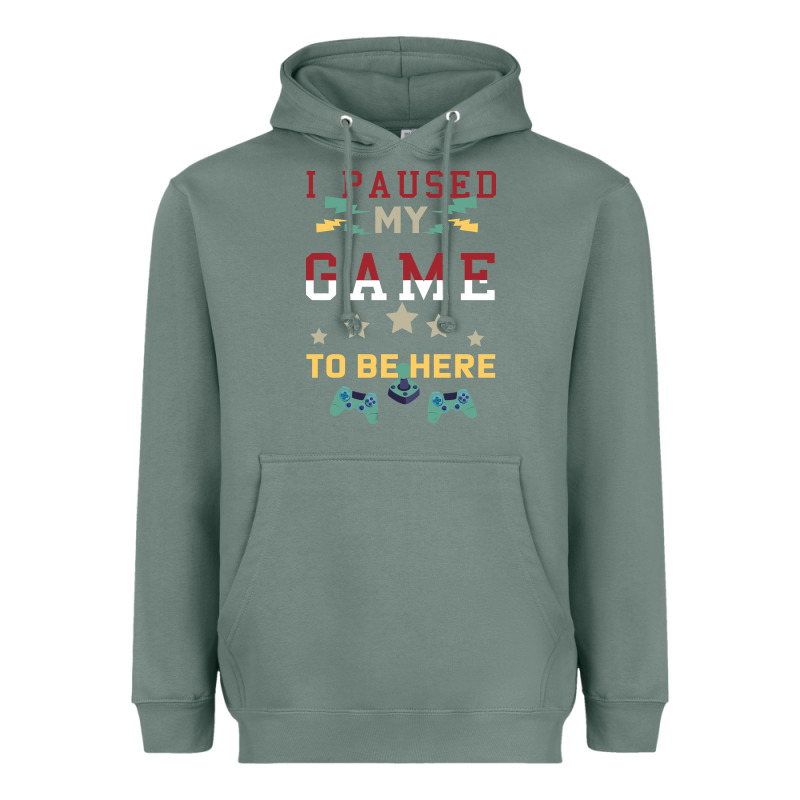 I Paused My Game To Be Here Heavyweight Hoodie by Bettercallsaul | Teevron
