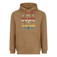Toasted Coconut I Paused My Game To Be Here Heavyweight Hoodie - Bettercallsaul