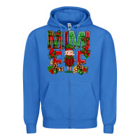 True Royal Mimi Elf with Knitting Christmas Zipper Hoodie - BundleAndBundleShop