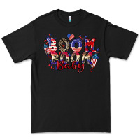 Black Boom boom baby 4th of july Premium Tee - CowGirlArtShop