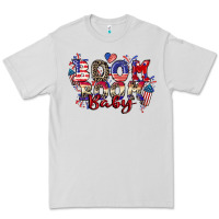Dove Grey Boom boom baby 4th of july Premium Tee - CowGirlArtShop