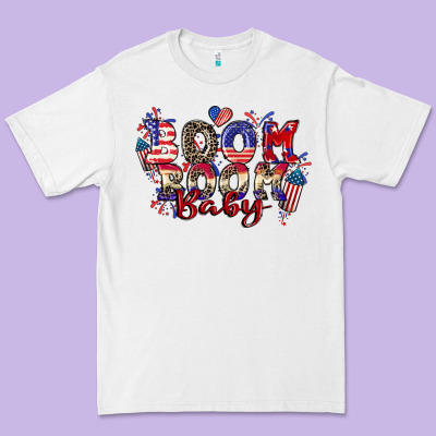 Boom Boom Baby 4th Of July Premium Tee Designed By Cowgirlartshop