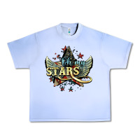Grape Ice oh my stars america wings Urban Heavy Tee - NancyCooperArtShop