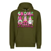 Army Green gnome for the holidays Premium Hoodie - texasbilliewilder