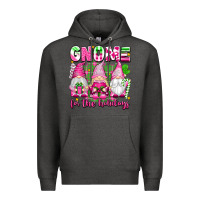 Charcoal Heather gnome for the holidays Premium Hoodie - texasbilliewilder