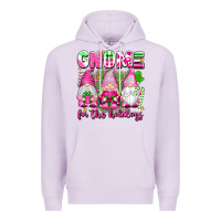 Lilac gnome for the holidays Premium Hoodie - texasbilliewilder