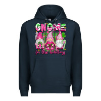 Navy gnome for the holidays Premium Hoodie - texasbilliewilder