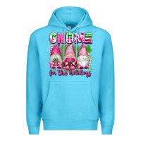 Ocean Blue gnome for the holidays Premium Hoodie - texasbilliewilder