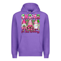 Purple gnome for the holidays Premium Hoodie - texasbilliewilder
