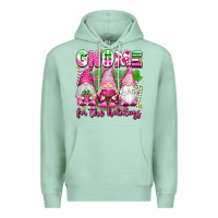 Seafoam gnome for the holidays Premium Hoodie - texasbilliewilder