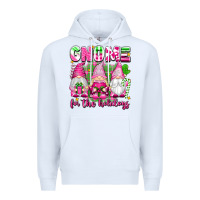 White gnome for the holidays Premium Hoodie - texasbilliewilder