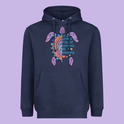 In A World Full Of Grandmas Be A Gammy Heavyweight Hoodie Designed By Bettercallsaul