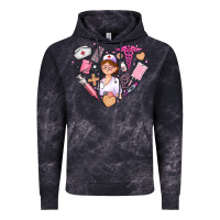Cloud Black nurse and nurse element heart Vintage Hoodie - AdoDesignShop