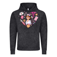 Vintage Black nurse and nurse element heart Vintage Hoodie - AdoDesignShop