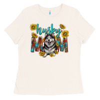 Bone western alaskan husky mom Ladies Tee - texasbilliewilder