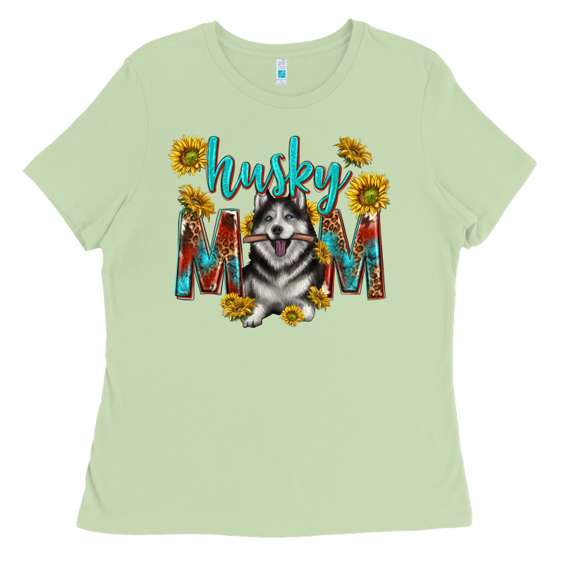 Western Alaskan Husky Mom Ladies Tee by texasbilliewilder | Teevron