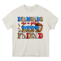 Cream diamonds are a girl's best friend baseball Heavy Core Tee - Zillion Design Studio