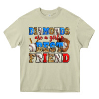 Mossy diamonds are a girl's best friend baseball Heavy Core Tee - Zillion Design Studio
