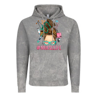 Cloud Rock messy bun nurse life Vintage Hoodie - RanaPortraitStore