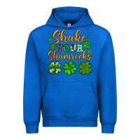 Cobalt St. Patrick's Shake your shamrocks Urban Hoodie - OliviaCreatesArt