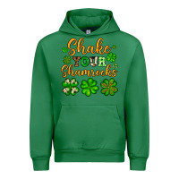 Emerald St. Patrick's Shake your shamrocks Urban Hoodie - OliviaCreatesArt