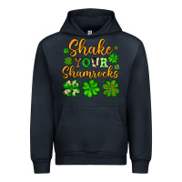 Navy St. Patrick's Shake your shamrocks Urban Hoodie - OliviaCreatesArt
