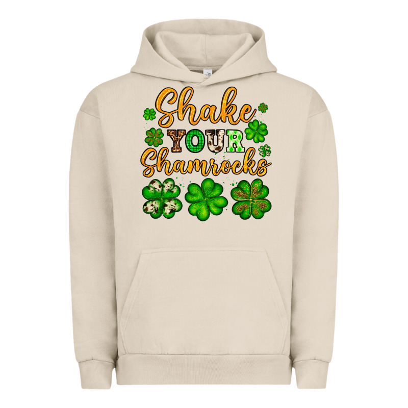 St. Patrick's Shake Your Shamrocks Urban Hoodie by OliviaCreatesArt | Teevron