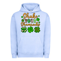 Pigment Grape Ice St. Patrick's Shake your shamrocks Urban Hoodie - OliviaCreatesArt