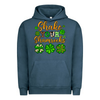 Pigment Midnight Navy St. Patrick's Shake your shamrocks Urban Hoodie - OliviaCreatesArt