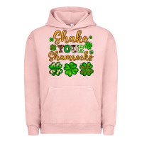 Pigment Salmon St. Patrick's Shake your shamrocks Urban Hoodie - OliviaCreatesArt