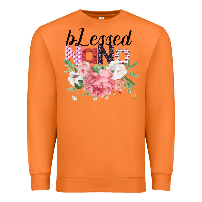Blessed Nana Gifts For Nana Or Grandma Premium Sweatshirt by Bettercallsaul | Teevron
