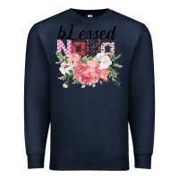 Navy Blessed Nana Gifts for Nana or Grandma Premium Sweatshirt - Bettercallsaul