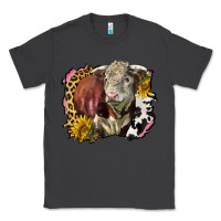 Smoke hereford bull western background Classic Tee - LillyAllenDesigns