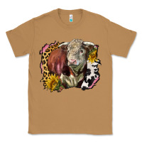 Toasted Coconut hereford bull western background Classic Tee - LillyAllenDesigns