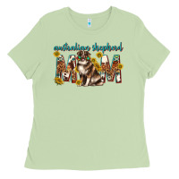 Matcha western australian shepherd mom Ladies Tee - texasbilliewilder