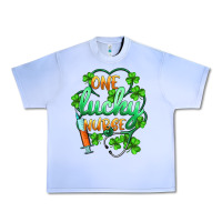 Grape Ice st.patricks one lucky nurse Urban Heavy Tee - BarkalooDesign