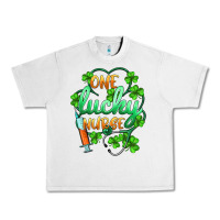 Lunar Rock st.patricks one lucky nurse Urban Heavy Tee - BarkalooDesign