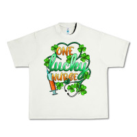 Pistachio st.patricks one lucky nurse Urban Heavy Tee - BarkalooDesign