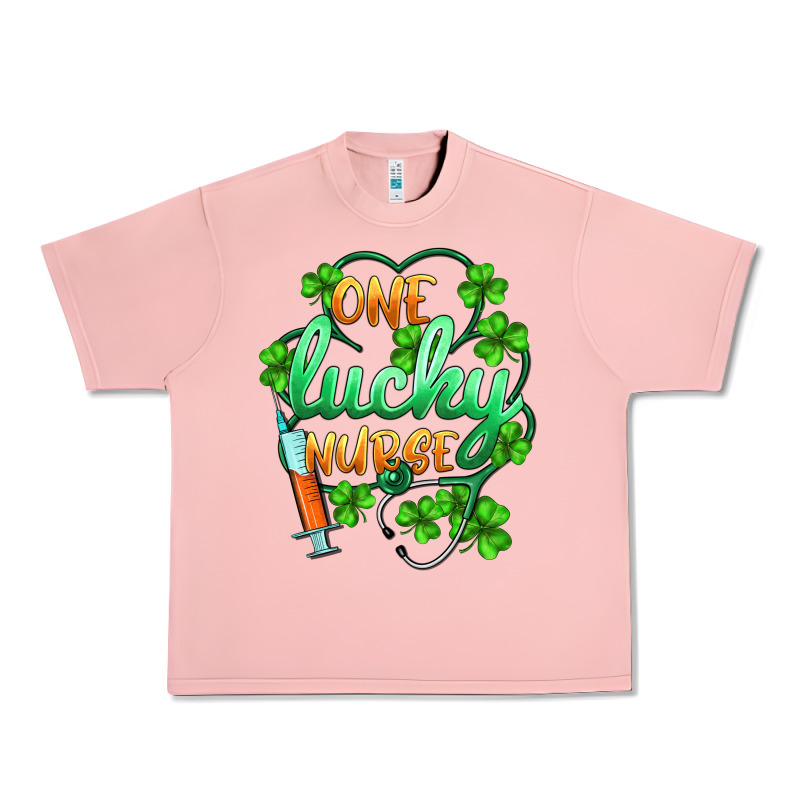 St.patricks One Lucky Nurse Urban Heavy Tee by BarkalooDesign | Teevron